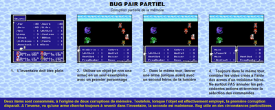 Bug Pair Partiel