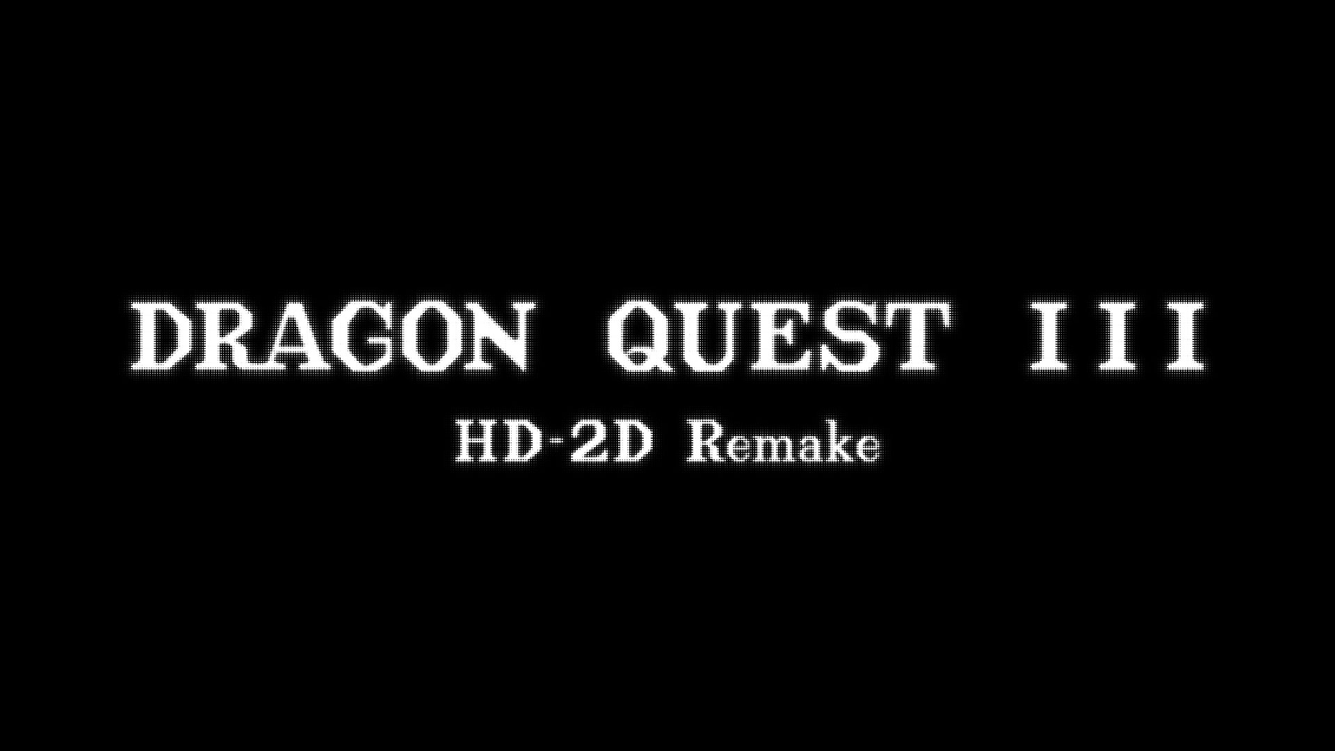 DRAGON QUEST III HD-2D Remake