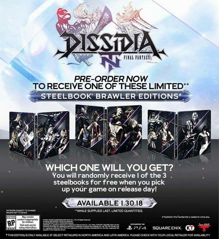 Steelbook Dissidia NT